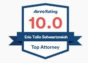AVVO Rating 10.0 Eric Tolin Schwartzreich Top Attorney